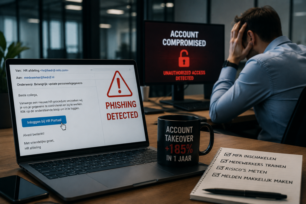 Account takeovers verdrievoudigd: de mens is het aanvalsvlak en dat is meetbaar op te lossen